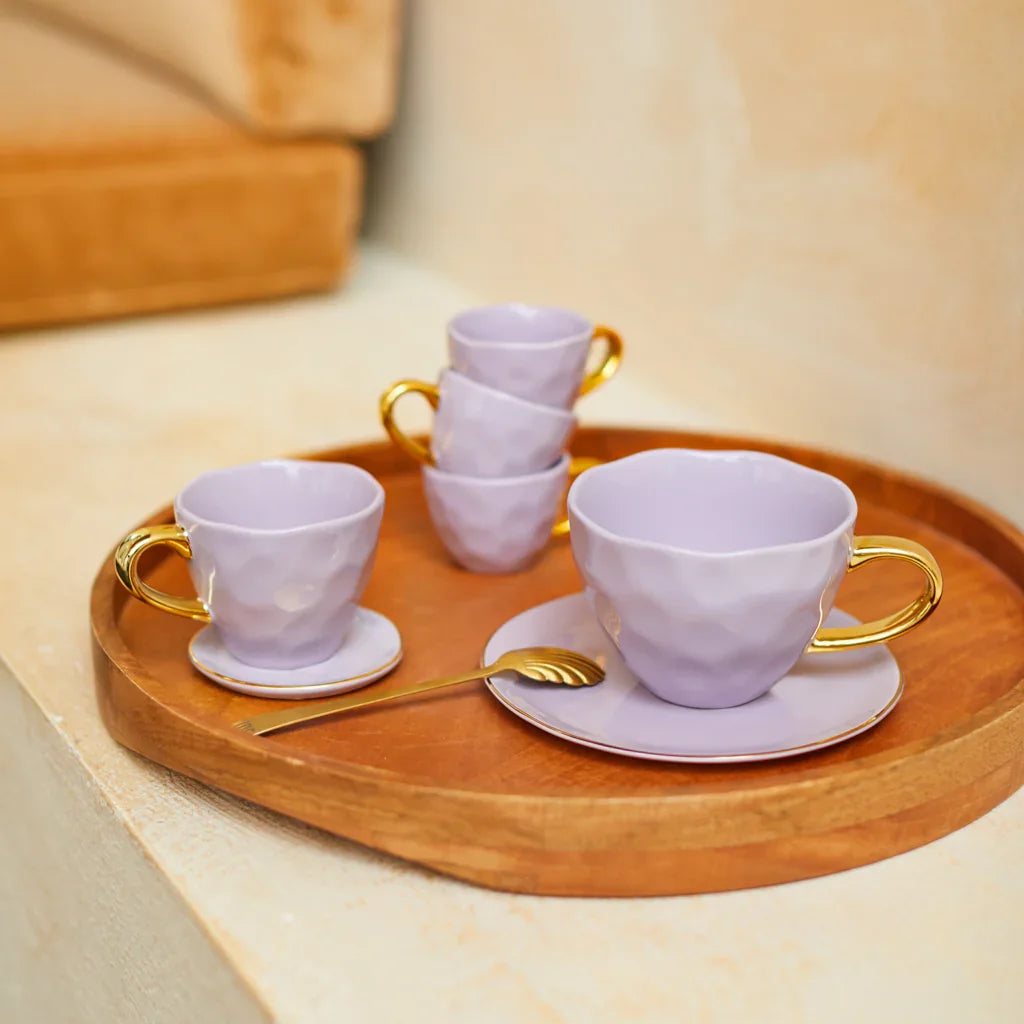 Good Morning cup Coffee Ø8 cm - Lila